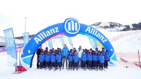 Allianz Türkiye, “Dağ Gibi Arkandayız” Projesiyle Kız Çocuklarını Kış Sporlarıyla Buluşturuyor