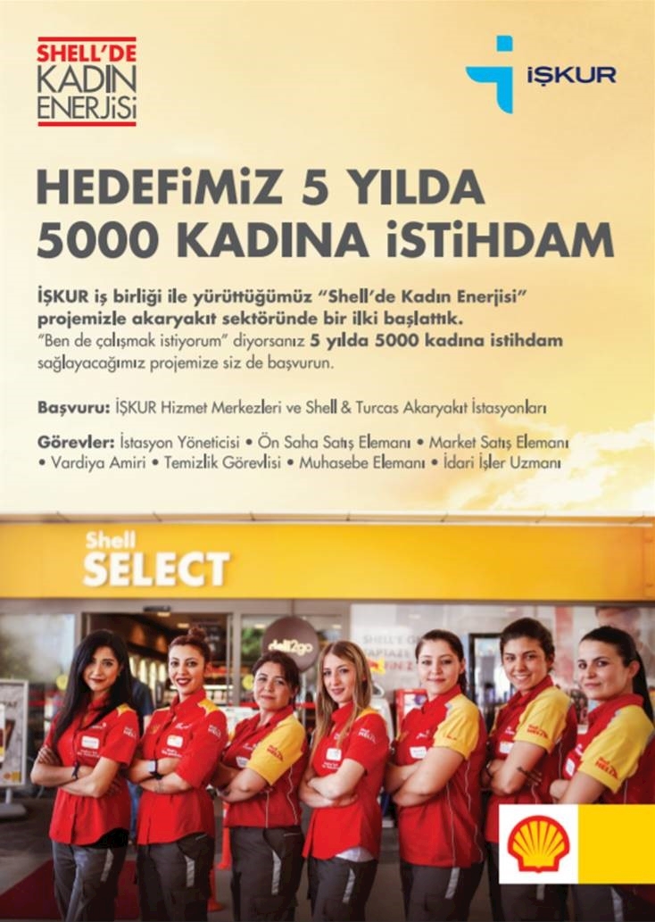 SHELL, KADIN ENERJİSİ İLE 100. YILINDA 5000 KADIN’A ULAŞMAYI HEDEFLİYOR