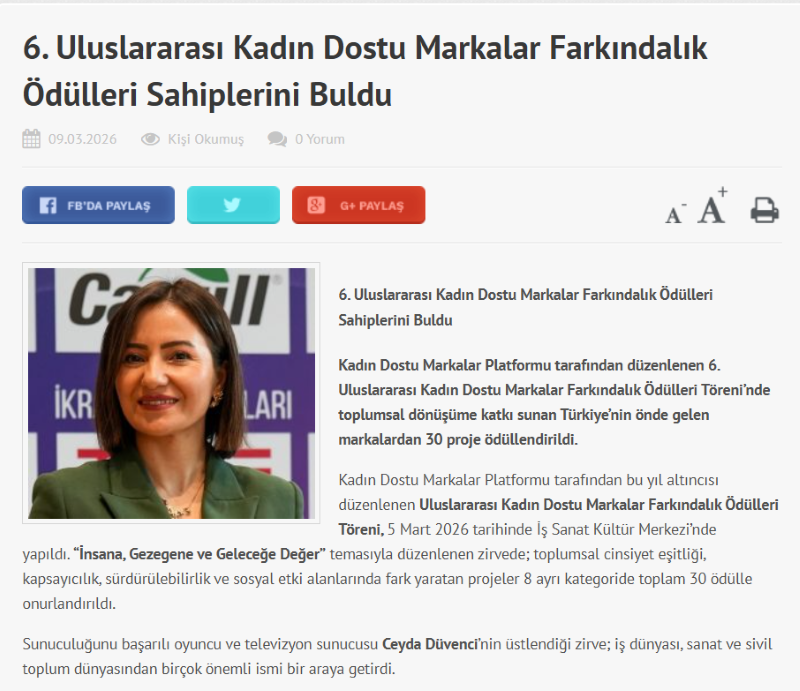 6. Uluslararası Kadın Dostu Markalar Farkındalık Ödülleri Sahiplerini Buldu / Sakarya 54