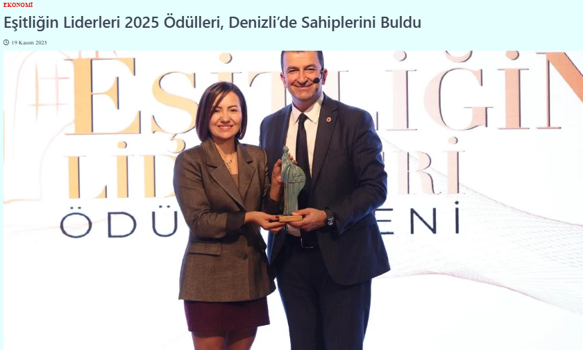 Eşitliğin Liderleri 2025 Ödülleri, Denizli’de Sahiplerini Buldu / Beyazhaberler.com