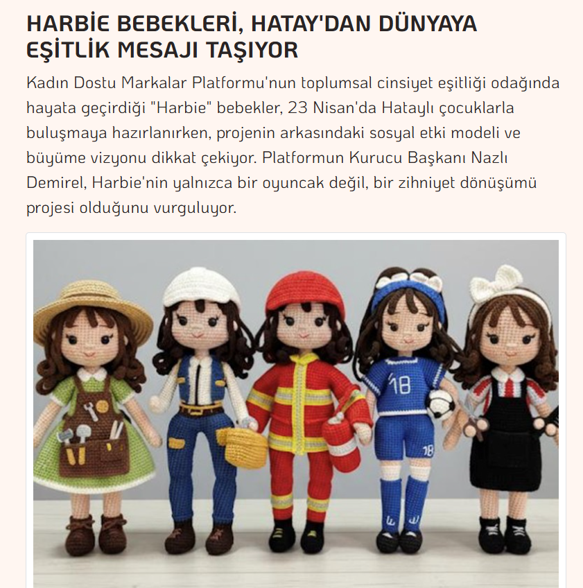 Harbie Bebekleri, Hatay'dan Dünyaya Eşitlik Mesajı Taşıyor / Analiz Gazetesi