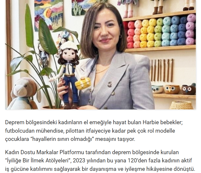 Kadın Dostu Markalar Platformu'ndan Çocuklara 23 Nisan Hediyesi: 