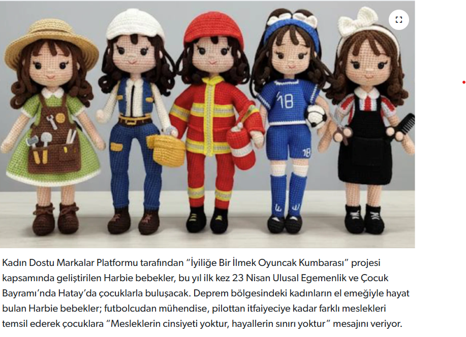 Kadın Emeğiyle Örülen Harbie Bebekler, 23 Nisan’da Hataylı Çocuklarla Buluşuyor / Lider Haber