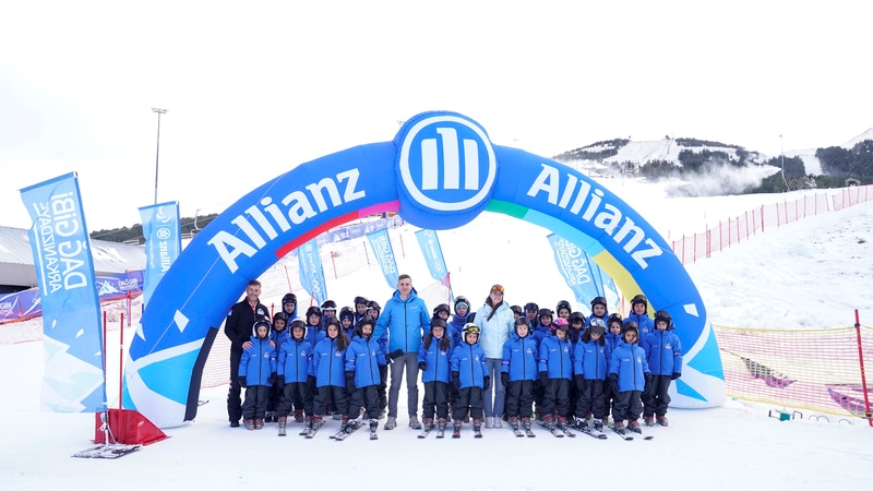 Allianz Türkiye, “Dağ Gibi Arkandayız” Projesiyle Kız Çocuklarını Kış Sporlarıyla Buluşturuyor