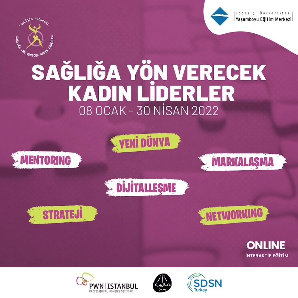 “SAĞLIĞA YÖN VERECEK KADIN LİDERLER” GELİŞİM PROGRAMI BAŞLADI