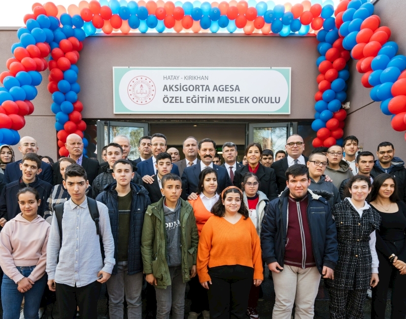 Sabancı Vakfı, Hatay’ın İlk Özel Eğitim Meslek Okulunu Kırıkhan’da Eğitime Açtı