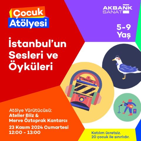 Akbank Sanat, Kasım Ayı Boyunca Çocukları Sanatla Buluşturuyor