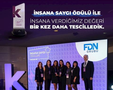  FDN Grubu, “Kariyer.net İnsana Saygı Ödülü”nü Dördüncü Kez Kazandı