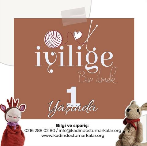 “İyiliğe bir ilmek-oyuncak kumbarası” projesi 1 yaşında!