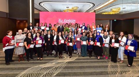 “KIZ KARDEŞİM PROJESİ” GİRİŞİMCİ KADINLARA DESTEĞİNİ KATLADI